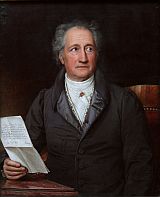 Johann Wolfgang von Goethe mit 70 Jahren, Ölgemälde von Joseph Karl Stieler, 1828